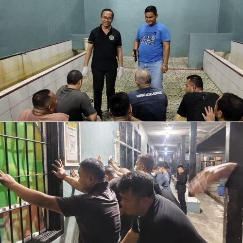 Menjelang Hari Raya Idul Fitri 1446 H, Kalapas Labuhan Ruku Pimpin Razia Kamar Hunian