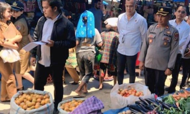 Polres Humbahas Pastikan Harga Bahan Pangan Stabil Menjelang Ramadhan
