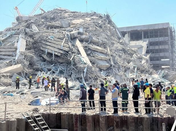 Gedung Pencakar Langit di Bangkok Runtuh Diterjang Gempa, 43 Pekerja Terjebak