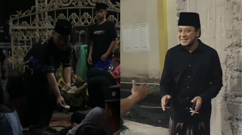 Bagikan Uang Rp20 Ribu untuk Ribuan Jemaah Tarawih Selama Sebulan, Siapakah Sosok Dermawan Ini?