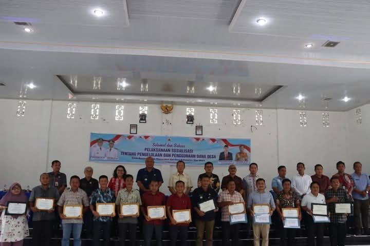 Sosialisasi Dana Desa 2025: Bupati Nias Utara Ajak Kepala Desa Kelola Dana Desa Secara Transparan dan Akuntabel