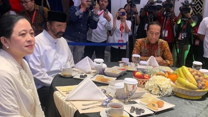 Jokowi Tanyakan Revisi UU TNI kepada Puan Maharani dalam Acara Bukber Nasdem