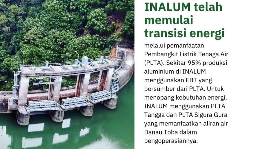 INALUM Dorong Pemanfaatan Energi Hijau untuk Masa Depan Berkelanjutan