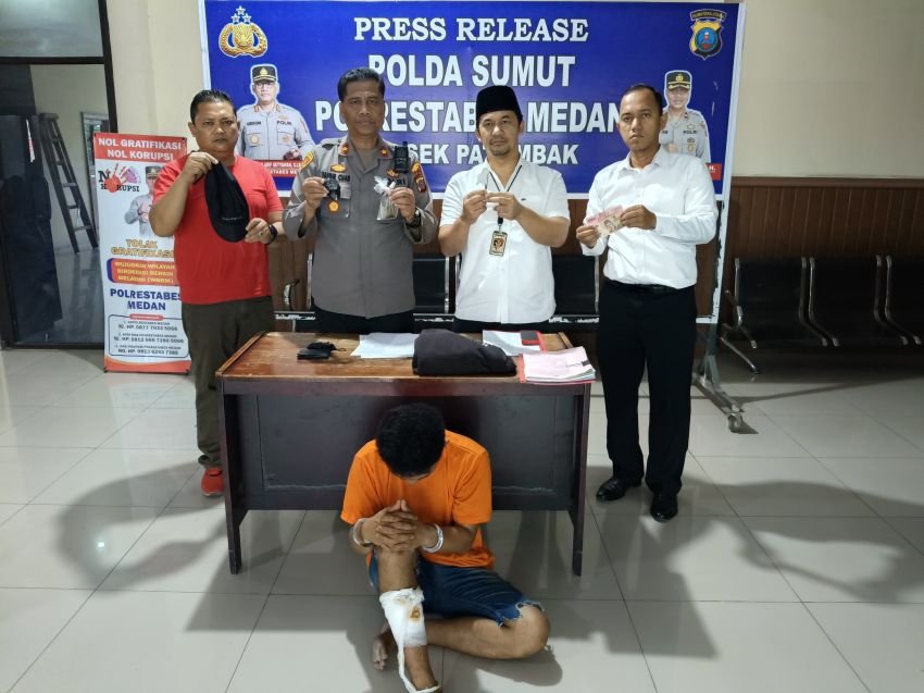 Team URC Polsek Patumbak Ringkus Residivis Curanmor