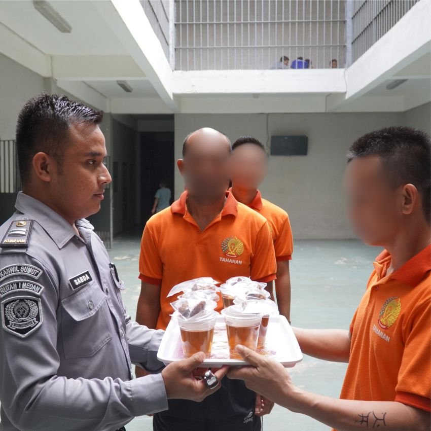 Rutan Kelas I Medan Berikan Extrafooding untuk Warga Binaan Muslim Selama Bulan Ramadhan