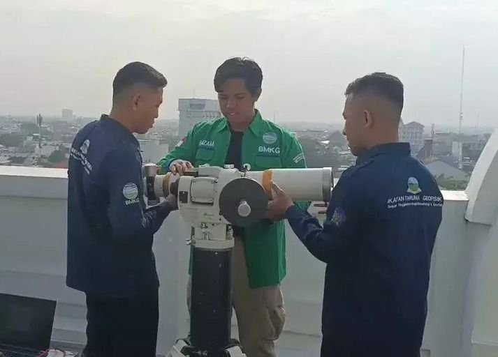 Pemantauan Hilal Idulfitri 1 Syawal 1446 H di Medan, Hasilnya Hilal Tidak Terlihat