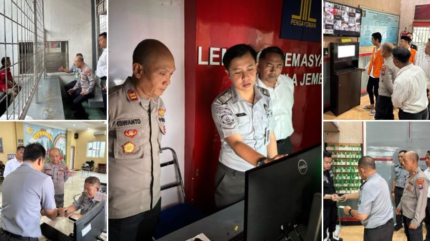 Polres Jember Studi Tiru Layanan Kunjungan di Lapas Jember