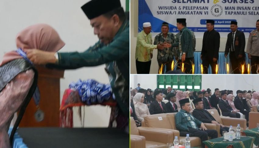 Hadiri Wisuda MAN IC, Wabup Tapsel: Jangan Berpuas Diri, Perjalanan Belum Seberapa