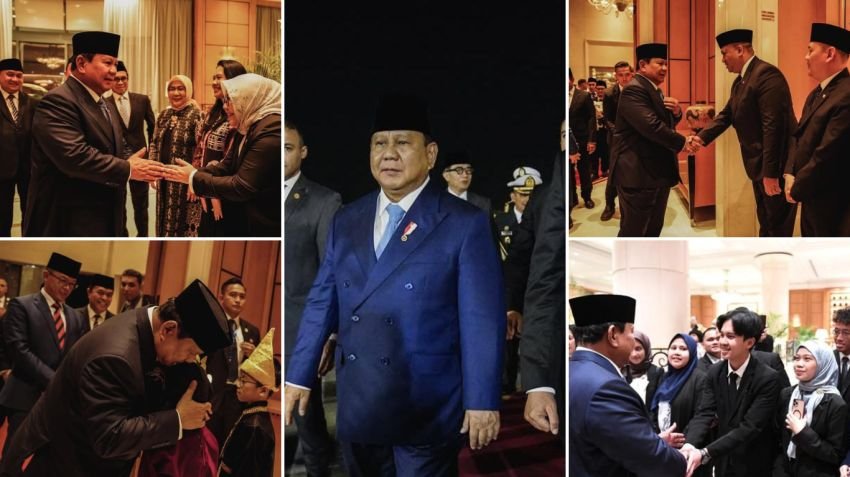 Presiden Prabowo Tiba di Kairo, Mesir: Disambut Hangat Mahasiswa Indonesia