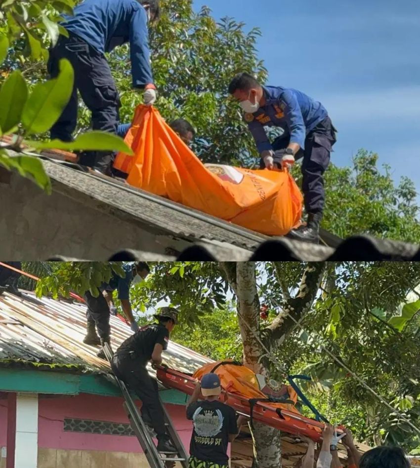 Jasad Kakek 76 Tahun Ditemukan di Atap Rumah, Diduga Tersambar Petir saat Memperbaiki Atap