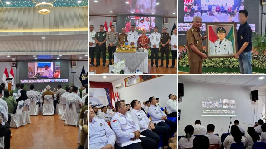 Semangat Baru Pemasyarakatan, Rutan Kelas I Medan Ikuti Tasyakuran Hari Bakti Pemasyarakatan Ke-61 Secara Virtual