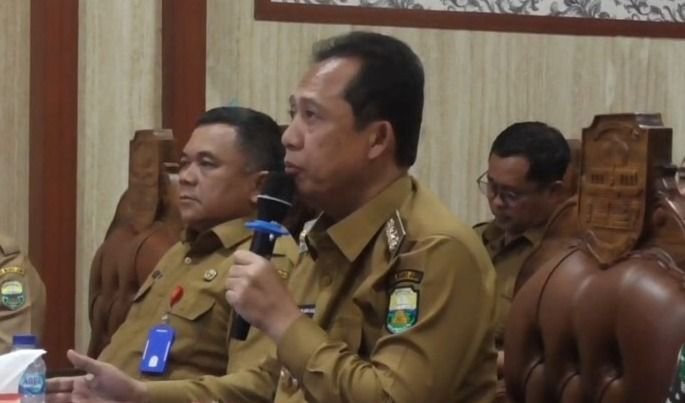 Bupati Muaro Jambi Hadiri Zoom Meeting Verifikasi Lapangan Hybrid Evaluasi Kabupaten Layak Anak (KLA) 2025