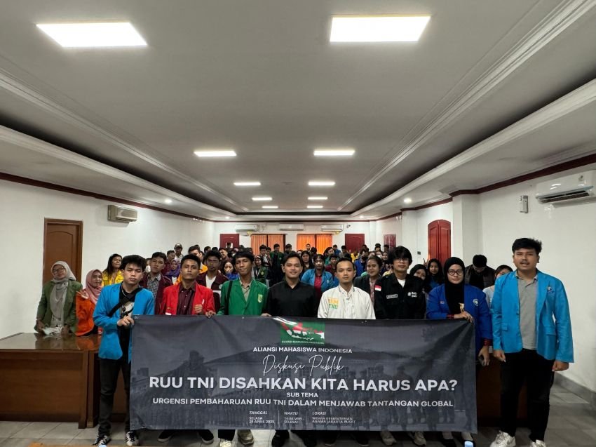 RUU TNI Disahkan, Mahasiswa Bergerak! Aliansi Mahasiswa Indonesia Gelar Diskusi Strategis di Jakarta