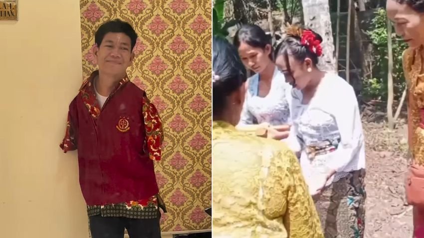 Menikah dari Balik Penjara, Agus Buntung Diwakili Keris dalam Prosesi Adat Bali