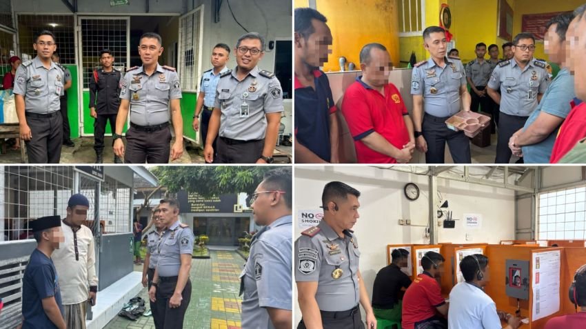 Pastikan Situasi Aman dan Kondusif, Kalapas Jember Rutin Kontrol Keliling