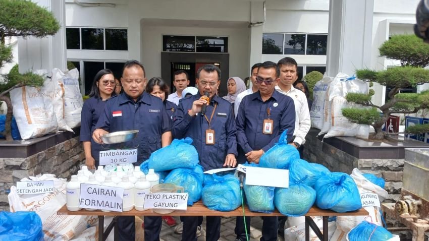 BPOM Temukan Mie Basah Mengandung Formalin di Pasar Tradisional Pematangsiantar