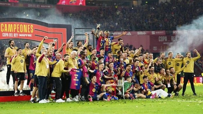 Barcelona Juara Copa del Rey 2025 Setelah Kalahkan Real Madrid 3-2 di Final Sengit