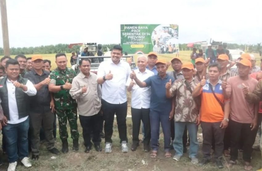 Pemerintah Pusat, Provinsi, dan Kabupaten Komitmen Wujudkan Swasembada Pangan Nasional melalui Panen Raya Serentak