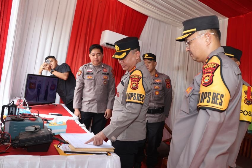 Persiapkan Arus Balik Idul Fitri 1446 H, Kapolresta Jambi Pastikan Personil Siap Amankan Jalan Raya