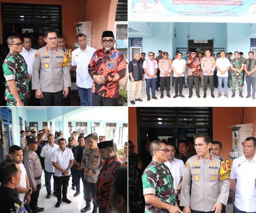 Kapolda Jambi Tinjau Langsung Pleno PSU Pilkada Bungo 2025