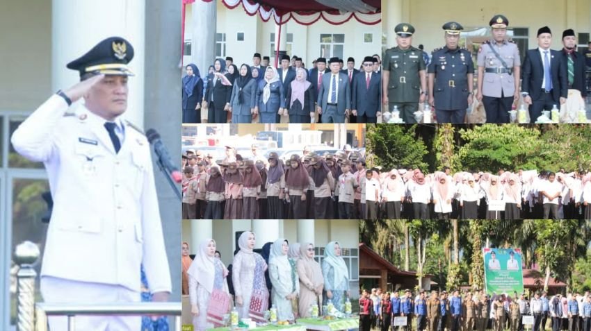 Pemkab Padang Lawas Gelar Upacara Hari Otonomi Daerah ke-XXIX, Tegaskan Komitmen Bangun Pemerintahan yang Lebih Baik