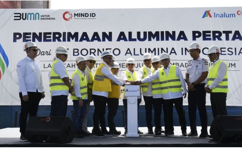 INALUM Terima Pengiriman Perdana Alumina dari SGAR Mempawah, Langkah Strategis Menuju Kemandirian Aluminium Nasional