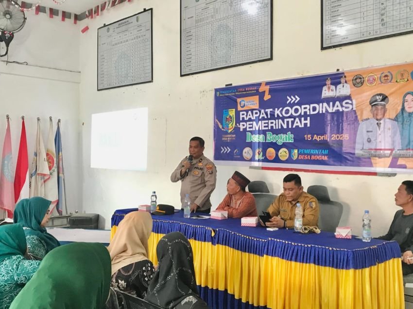 Rapat Koordinasi Desa Bogak: Sinergi Membangun Desa Menuju Masyarakat Sejahtera dan Lestari