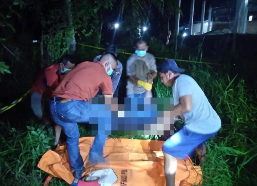 Warga Heboh! Mayat Membusuk Ditemukan di Parit Dusun II Hinai, Korban Diduga Alami Kecelakaan Tunggal
