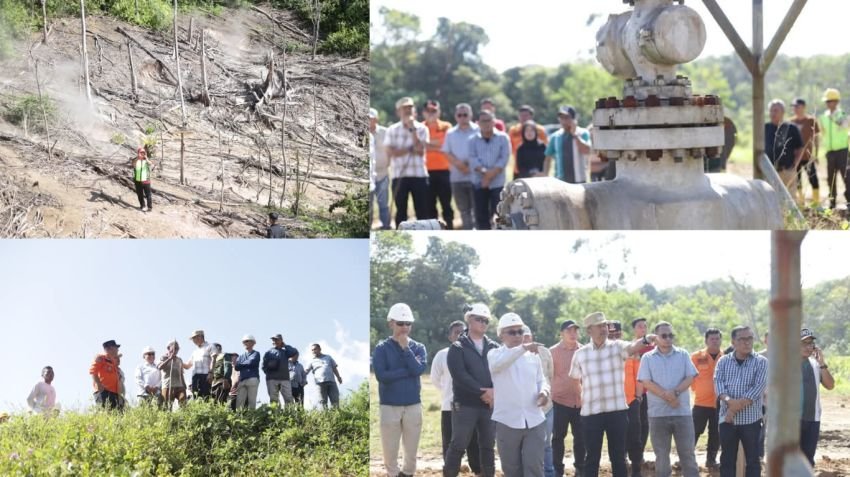 Bupati Madina Akan Surati Kementerian ESDM Terkait Semburan Lumpur Panas di Desa Roburan Dolok