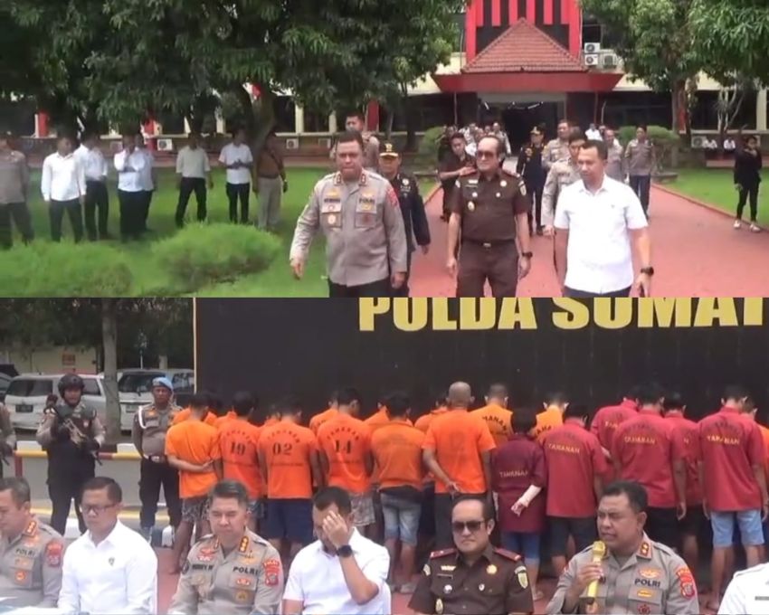 Polda Sumut Ungkap 517 Kasus Narkoba, Musnahkan Ratusan Kilogram Sabu, Ekstasi, dan Ganja