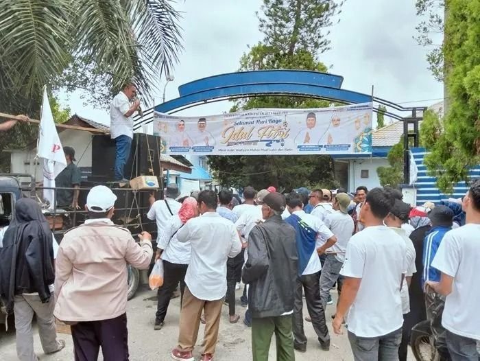 Puluhan Warga Geruduk Kantor Disdik Deli Serdang Tuntut Hentikan Pungli di Sekolah