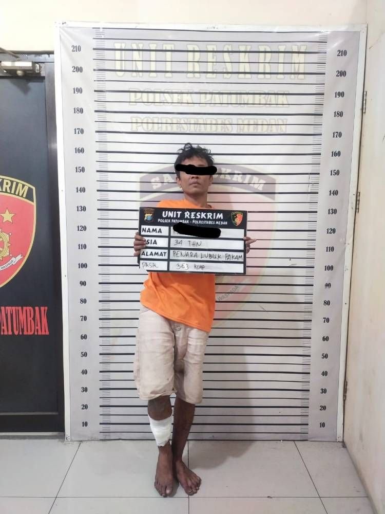 Residivis Curanmor Ditembak Usai Melawan Petugas di Medan!