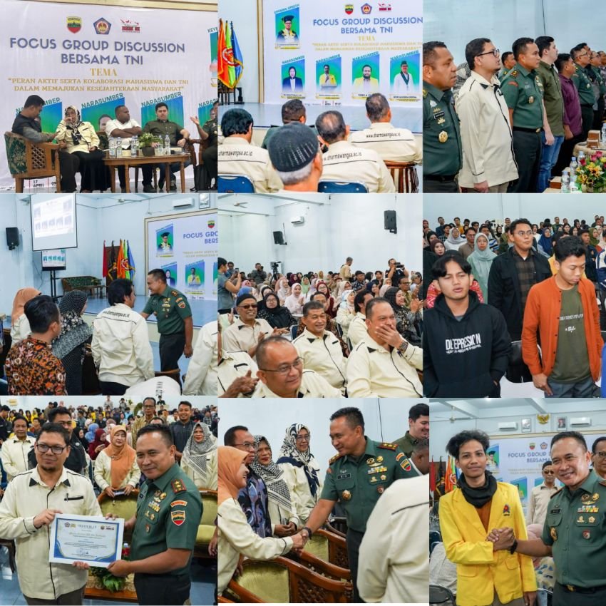 Kolaborasi Mahasiswa dan TNI Ditegaskan Pangdam I/BB dalam FGD di Universitas Dharmawangsa