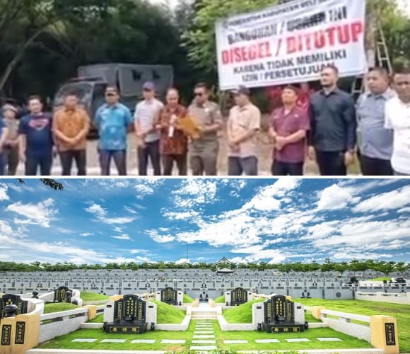 Pemkab Deli Serdang Segel Pemakaman Mewah Nirvana Memorial Nusantara, Tak Miliki Izin PBG
