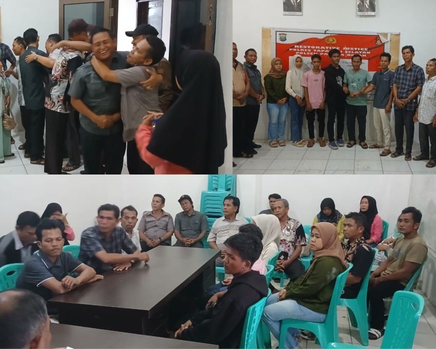 Polsek Padang Bolak Berhasil Mediasi Kasus Penganiayaan Lewat Restorative Justice, Bukti Pendekatan Humanis Polri