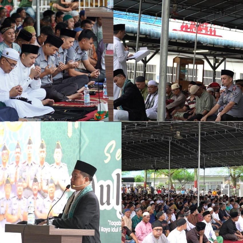 Rutan Kelas 1 Medan Rayakan Idul Fitri 1446 H dengan Kebersamaan dan Semangat Perubahan