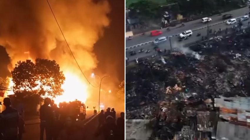 Belasan Rumah Warga di Sukahaji, Bandung Terbakar, Diduga Terkait Sengketa Tanah