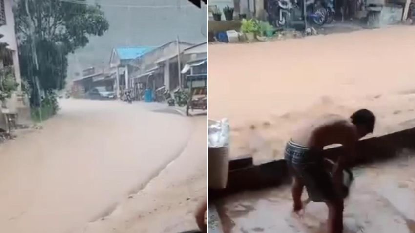 Banjir Landa Perbatasan Kabupaten Karo dan Dairi, Akses Jalan Antar Desa Terhambat