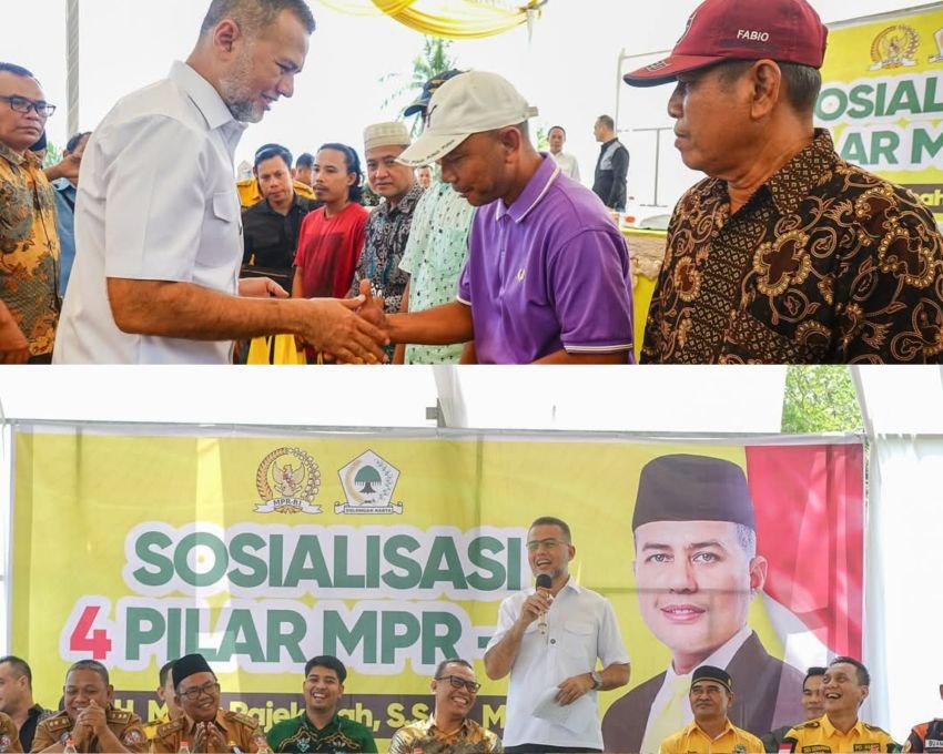 Haji Musa Rajekshah Gelar Sosialisasi 4 Pilar MPR RI di Desa Cinta Rakyat