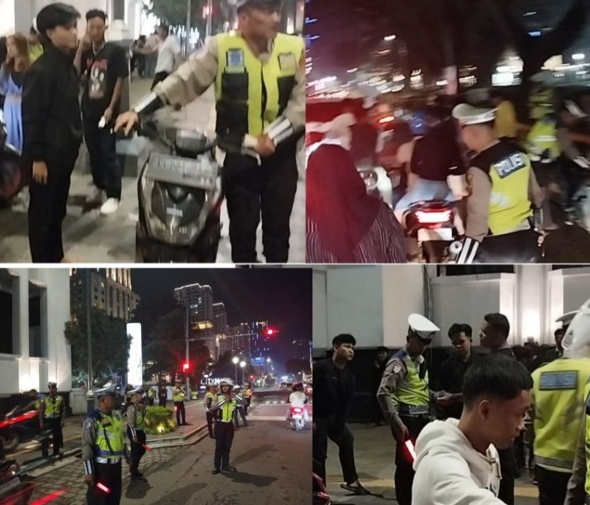 Operasi Malam di Medan: Satlantas Sikat Geng Motor dan Pelanggar Jalanan