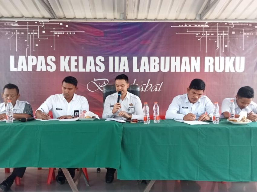 Lapas Labuhan Ruku Gelar Sidang TPP untuk 102 Orang Warga Binaan.