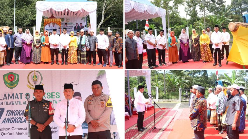 7 Tahun Terbentuk Kecamatan, Gus Irawan Bupati Tapsel Pertama Buka MTQ Angkola Muara Tais