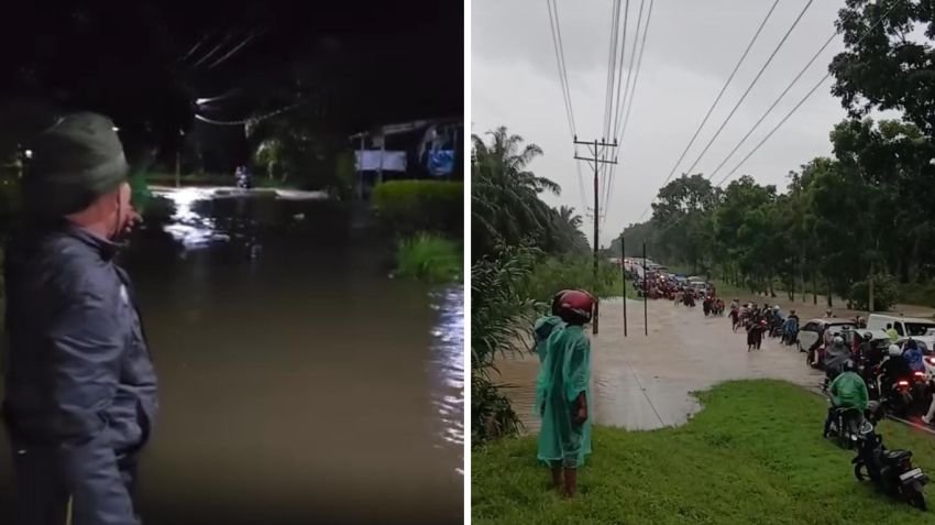 Banjir Rendam Dua Kecamatan di Labura, Puluhan Rumah Warga Terdampak