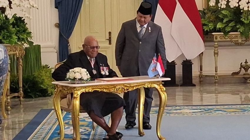 Presiden Prabowo Subianto Sambut Kunjungan Resmi Perdana Menteri Fiji Sitiveni Rabuka