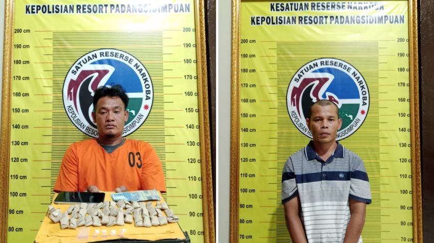 Diduga Pelaku Penyalahgunaan Narkotika Jenis Shabu Dibekuk Satresnarkoba Polres Padangsidimpuan