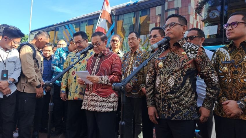 Gubernur Pramono Resmikan Rute Transjabodetabek Blok M-Alam Sutera, Tiket Hanya Rp 3.500