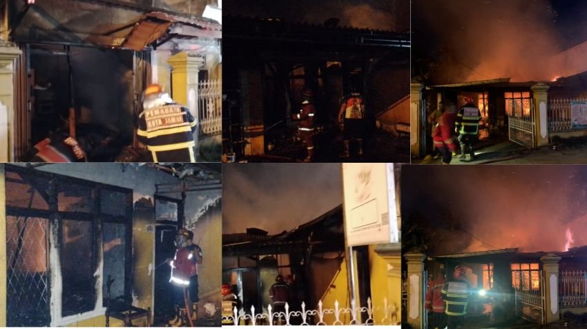 Ledakan Tabung Gas Hanguskan Dua Usaha di Jambi, Satu Korban Luka Bakar Serius