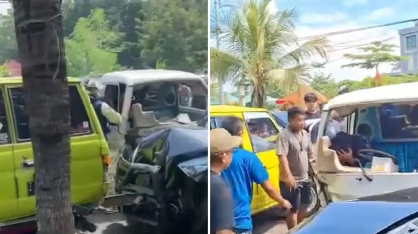 Tabrakan Beruntun Libatkan 5 Kendaraan di Cianjur, Empat Orang Luka