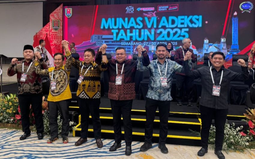 Kemas Faried Alfarelly Hadiri Munas VI Adeksi di Semarang, Siap Maju sebagai Calon Ketua Umum