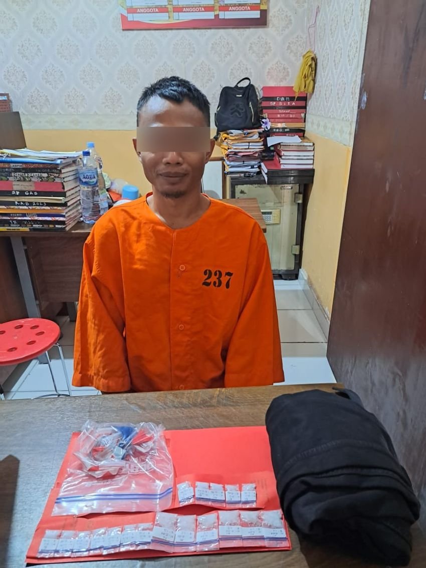 Pria Asal Lombok Ditangkap di Denpasar, Bawa 18 Paket Sabu Siap Edar